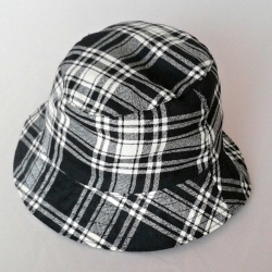 KLOBOUK TARTAN Menzies Black/White